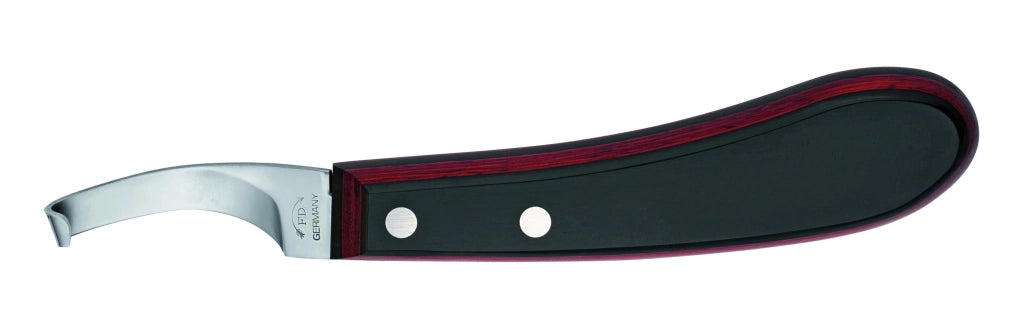 Coltello per zoccoli Champion-Curved (destra-corta e stretta; manico multistrato; acciaio al carbonio; lama: 65 mm) 62462100