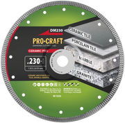 Disco diamantato Ceramic PRO Procraft DM230, Ø 230 mm, 6650 giri/min