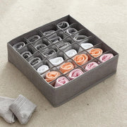 Organizzatori per cassetti, 24 scomparti, pieghevoli, 30x30x9 cm, confezione da 2 pezzi