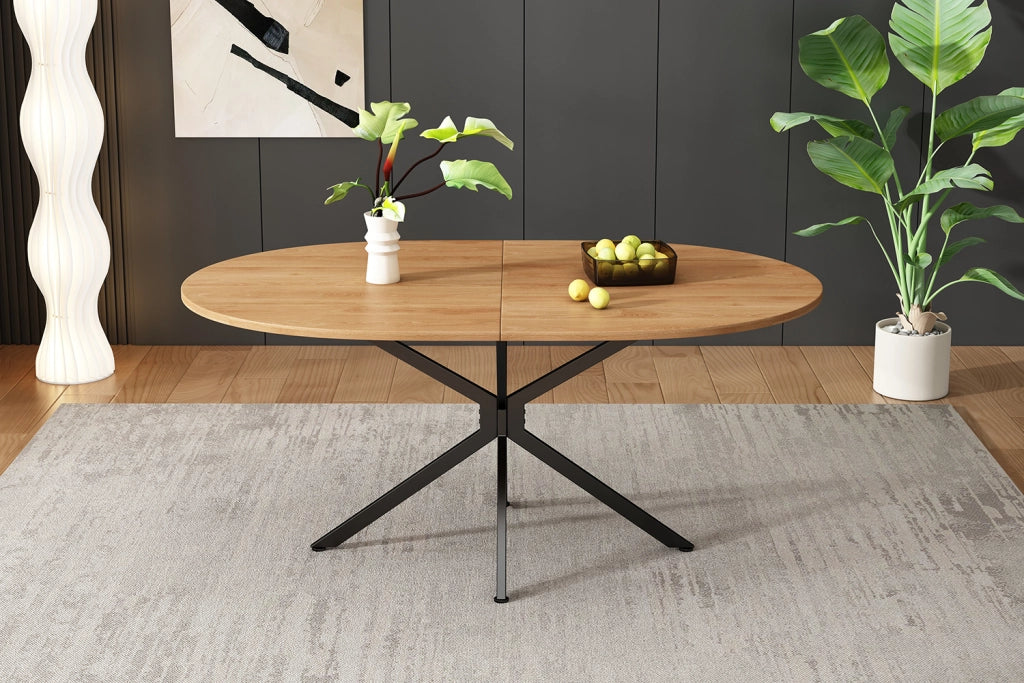 Letto matrimoniale; MDF; naturale – SuerZaro