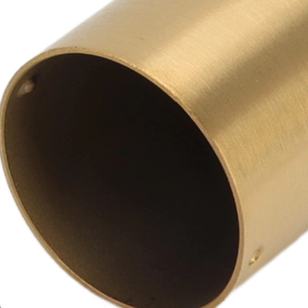 Set di 2 dosatori per spezie in acciaio inossidabile 304, color oro, dimensioni 39x88 mm