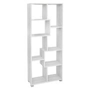 LIBRERIA CON VANI SFALSATI LINEA 'ATENA' col. bianco  - BricoGo