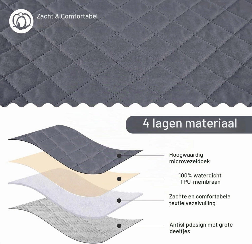 Copertura impermeabile per panchina a due posti, color grigio scuro, antiscivolo, con elastico
