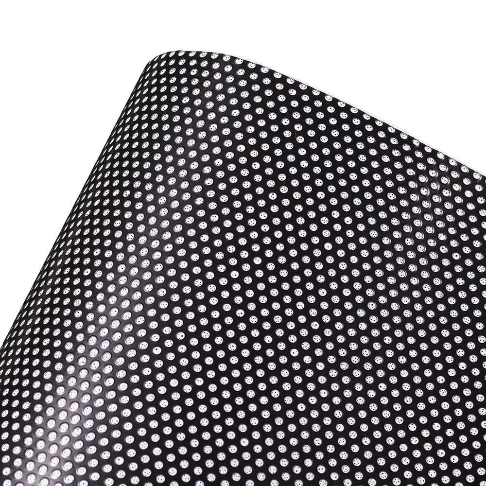 Pellicola oscurante per finestre, forata, 60x120 cm, colore nero