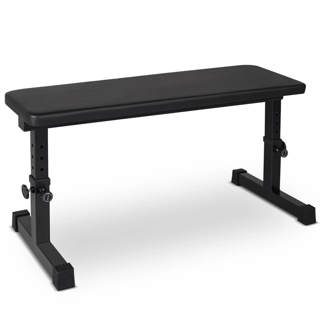Panca da allenamento regolabile in altezza in ferro nero, portata 200 kg, 110×45 cm