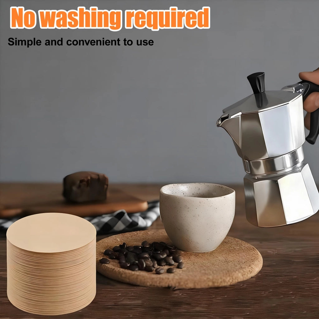 800 filtri per caffè da 6,4 cm, non sbiancati, a forma di disco, adatti per Aeropress ed espresso