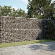 Gabione con Filo da 5 mm e Rete da 5x10 cm 550x10x200 cm 3464501