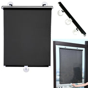 Tenda oscurante senza foratura, 40x125 cm, nera, in PVC, con ventose, confezione singola