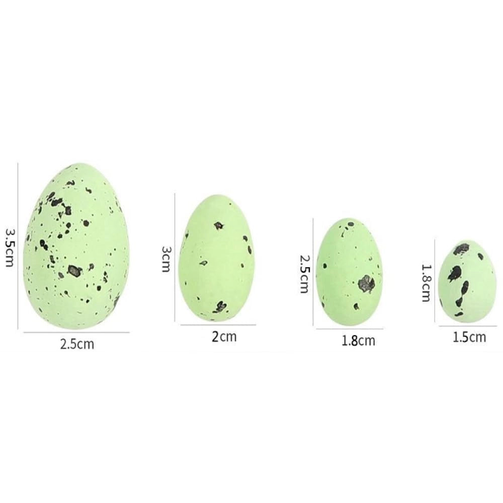 Mini uova di schiuma, colorate, 50 pezzi, ideali per creare decorazioni pasquali