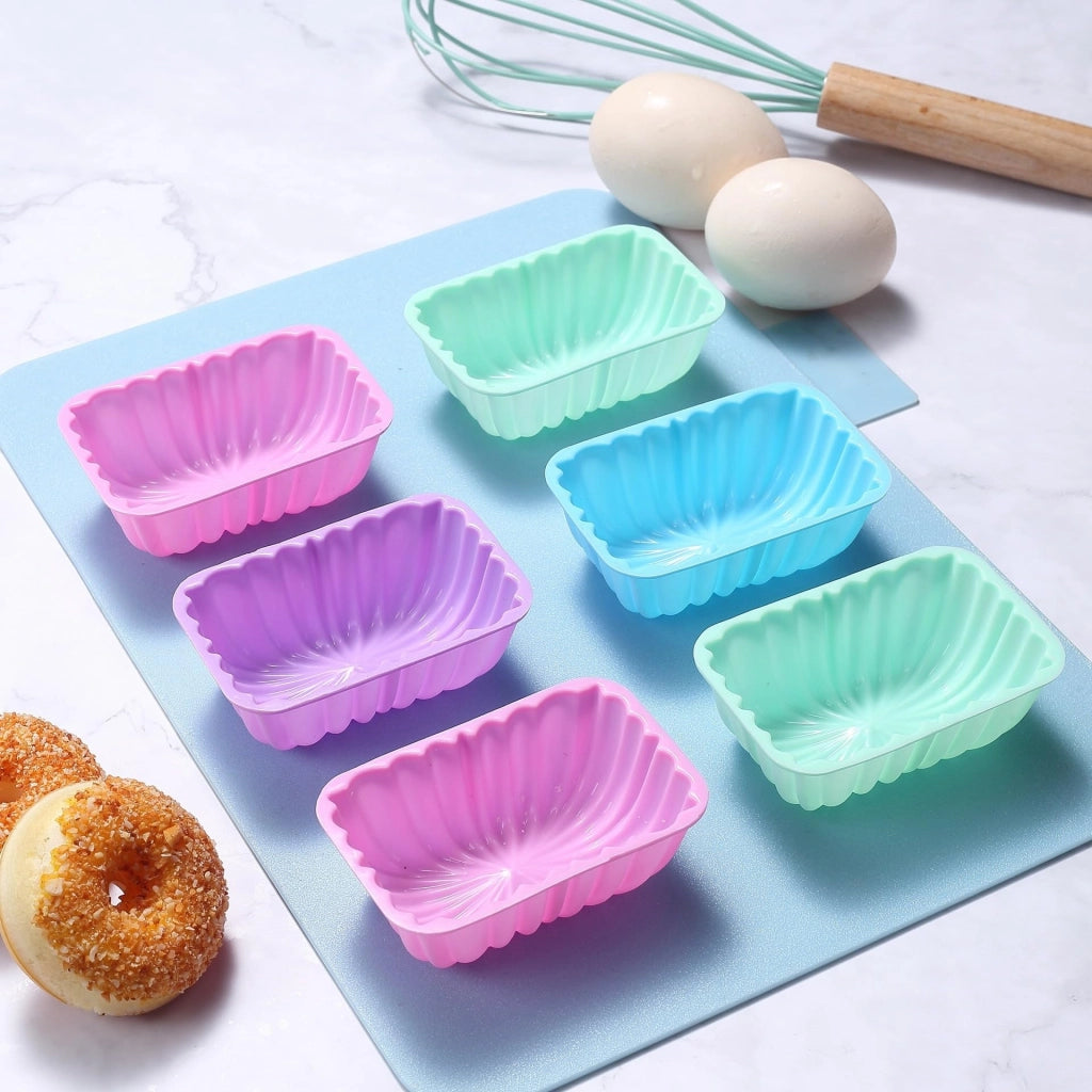 Stampo in silicone per mini muffin, capacità per 12 pezzi, riutilizzabile