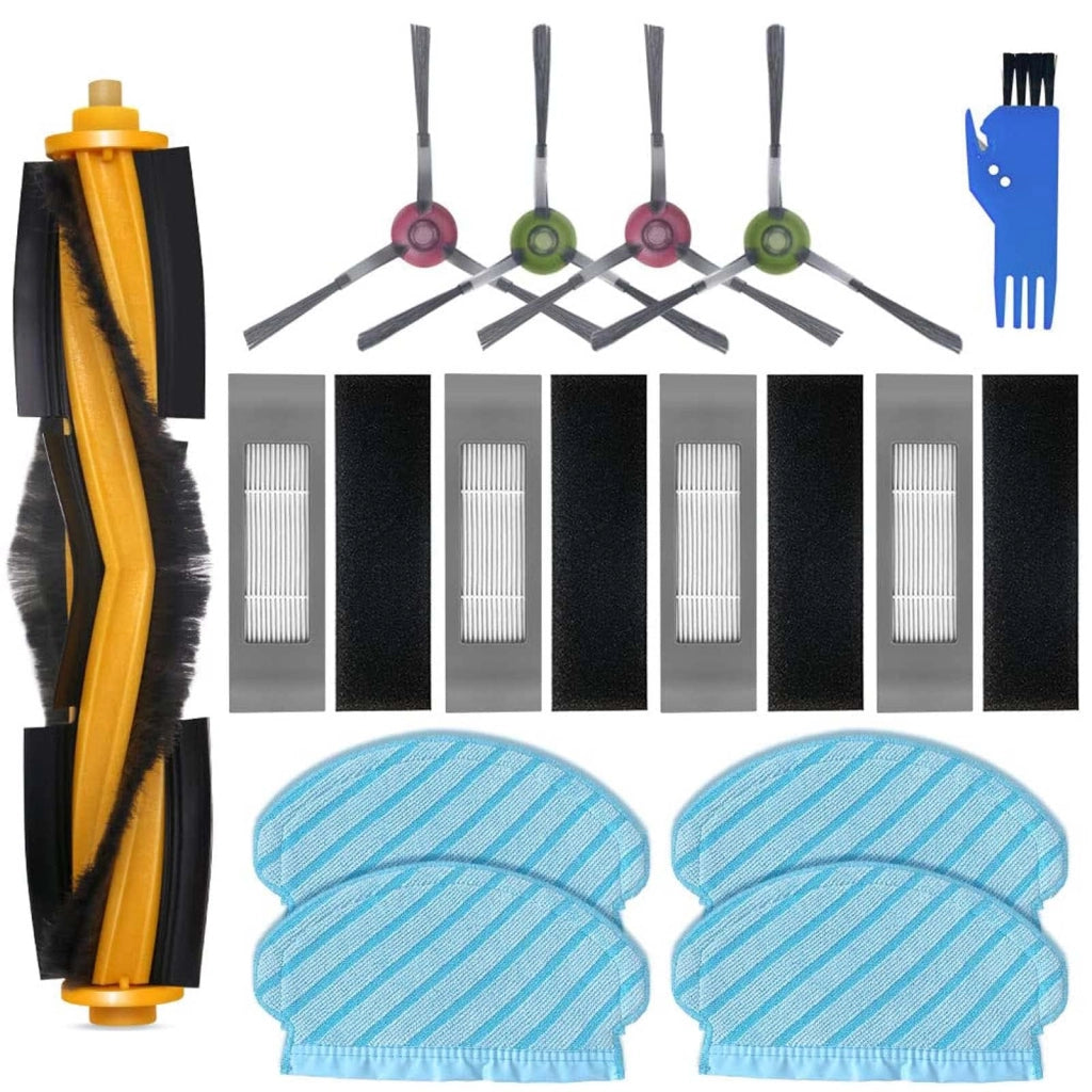 Kit di accessori per aspirapolvere robot Ecovacs Deebot OZMO 950/920, composto da 14 pezzi