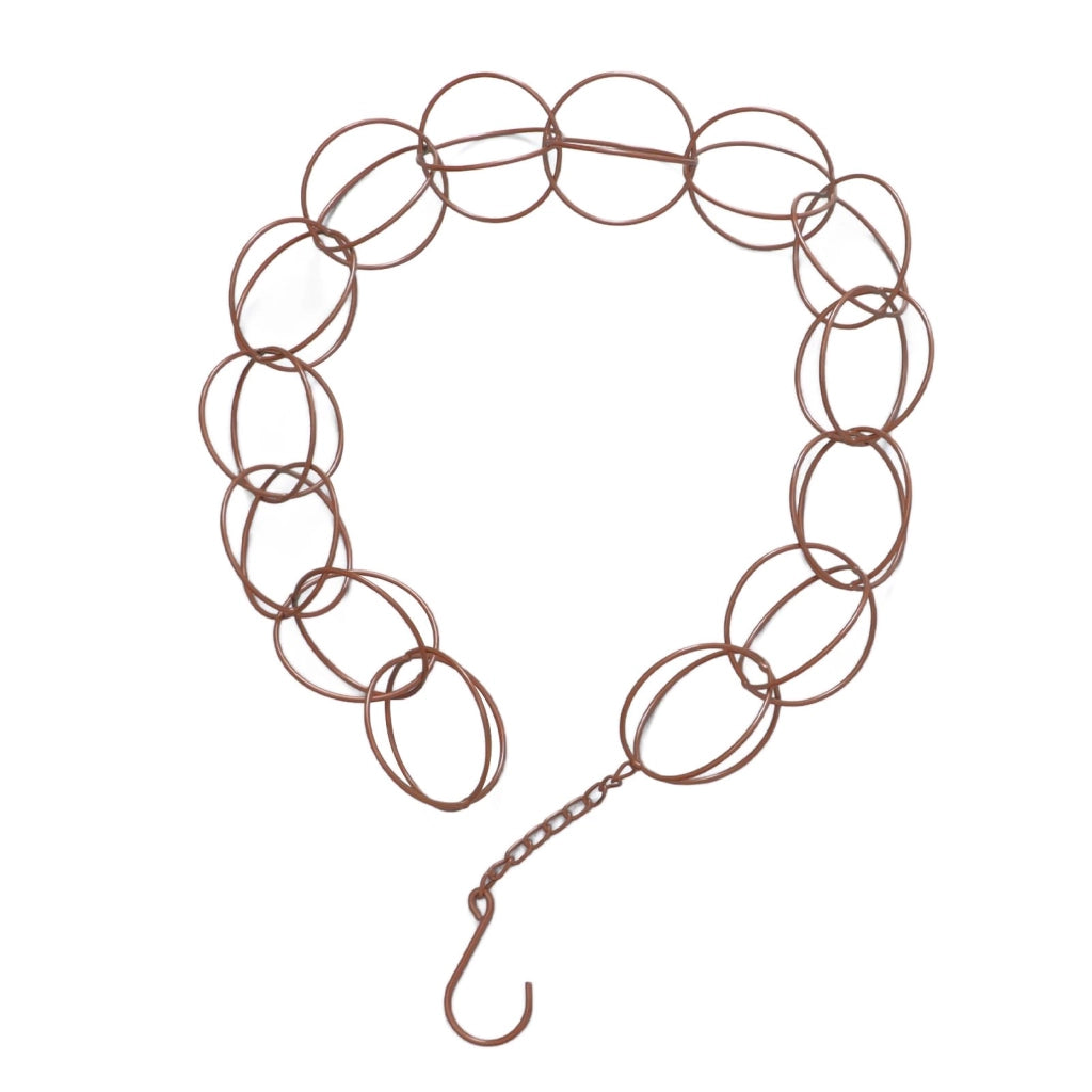 Catena decorativa in ferro, 120 cm, con gancio, ideale per balconi e terrazzi