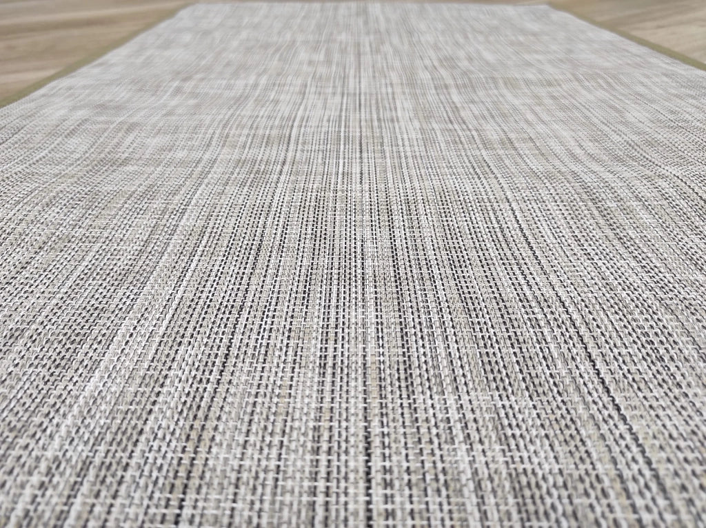 Tappeto in vinile intrecciato, dimensioni 60x110 cm, colore beige o ocra