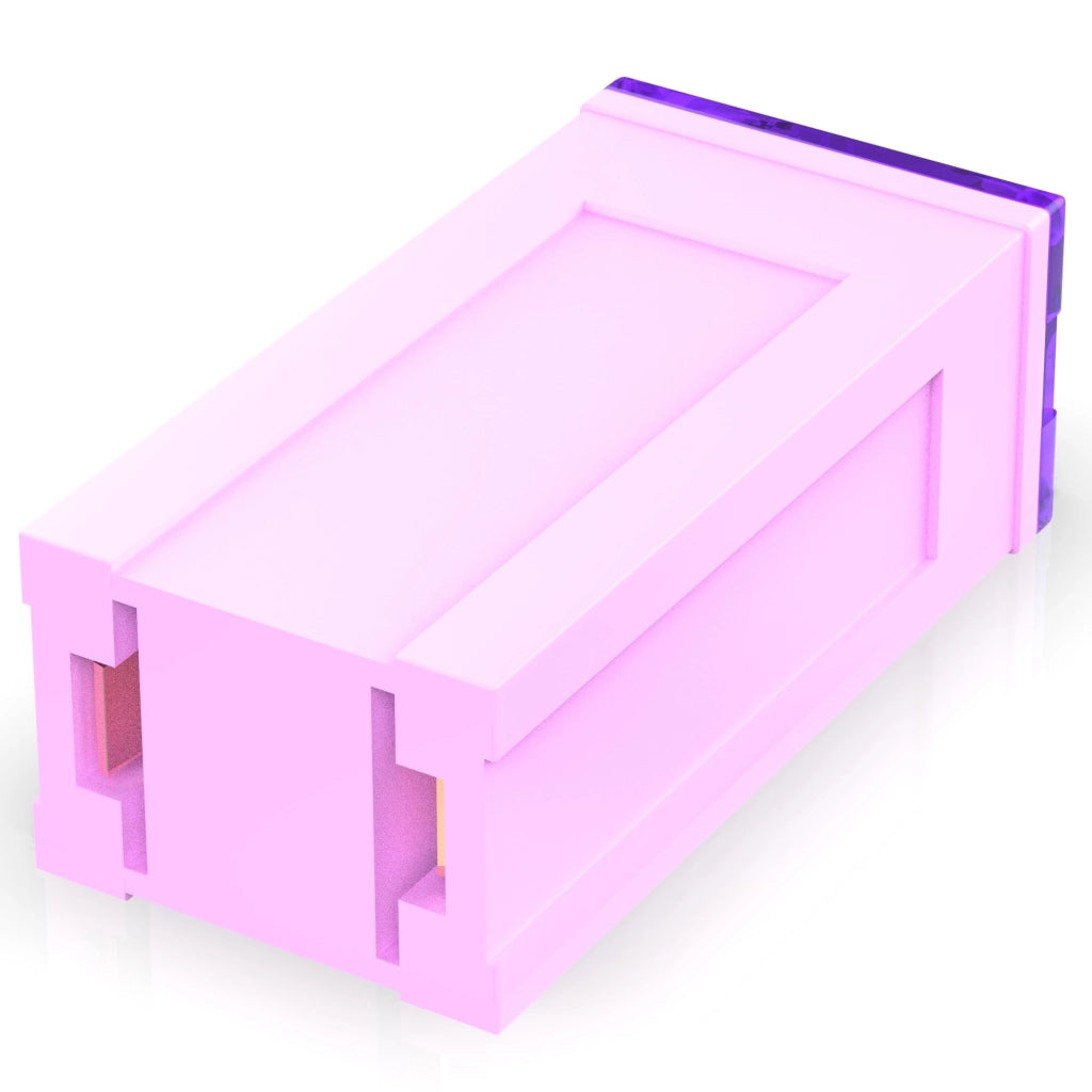 Blocco di sicurezza JCASE, 30A, rosa, 1 pezzo, 32V DC