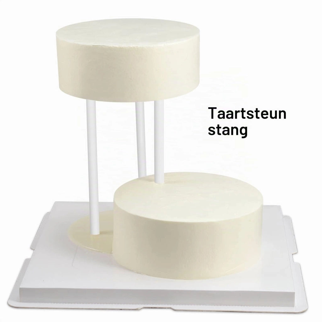 30 supporti in plastica per torte, diametro 12 mm, lunghezza 24 cm, impilabili