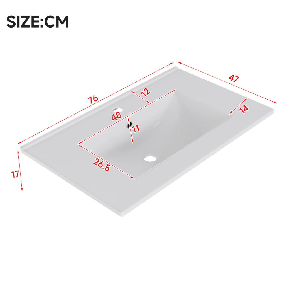 Mobile lavabo da bagno rosa con sensore luminoso, 76 × 47 × 89 cm