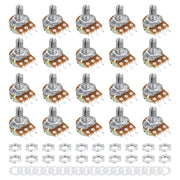 Potenziometro WH148, 100k Ohm, 20 pezzi, 3 terminali, lineare