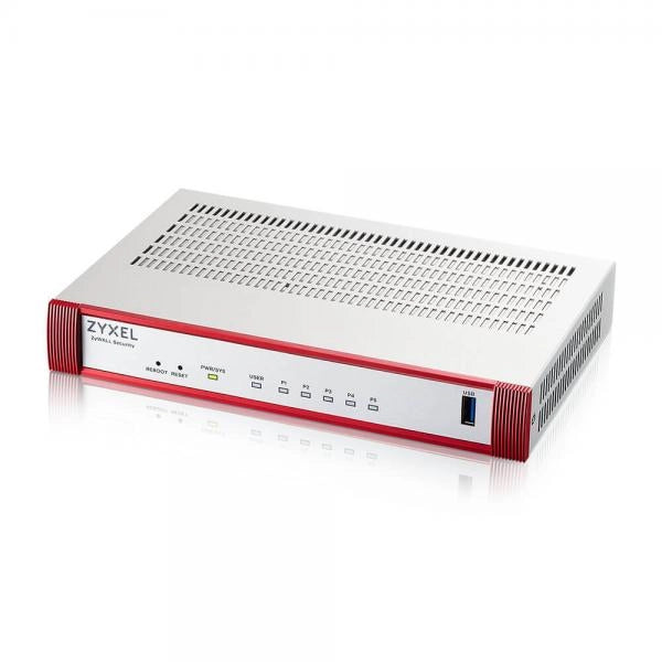 ZYXEL FIREWALL 5P GBE 2P GBPS WAN-VPN 20 IPSEC 15 SSL - INCL.1Y SECURITY PACK