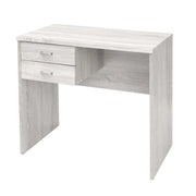 Scrivania legno 2 cassetti Atena bianco 80x40x76 cm