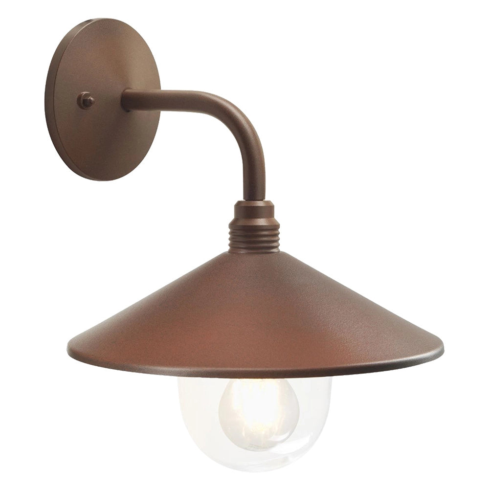APPLIQUE 'SPECTRE' 60 W - cm 29 x  33 x  13 corten