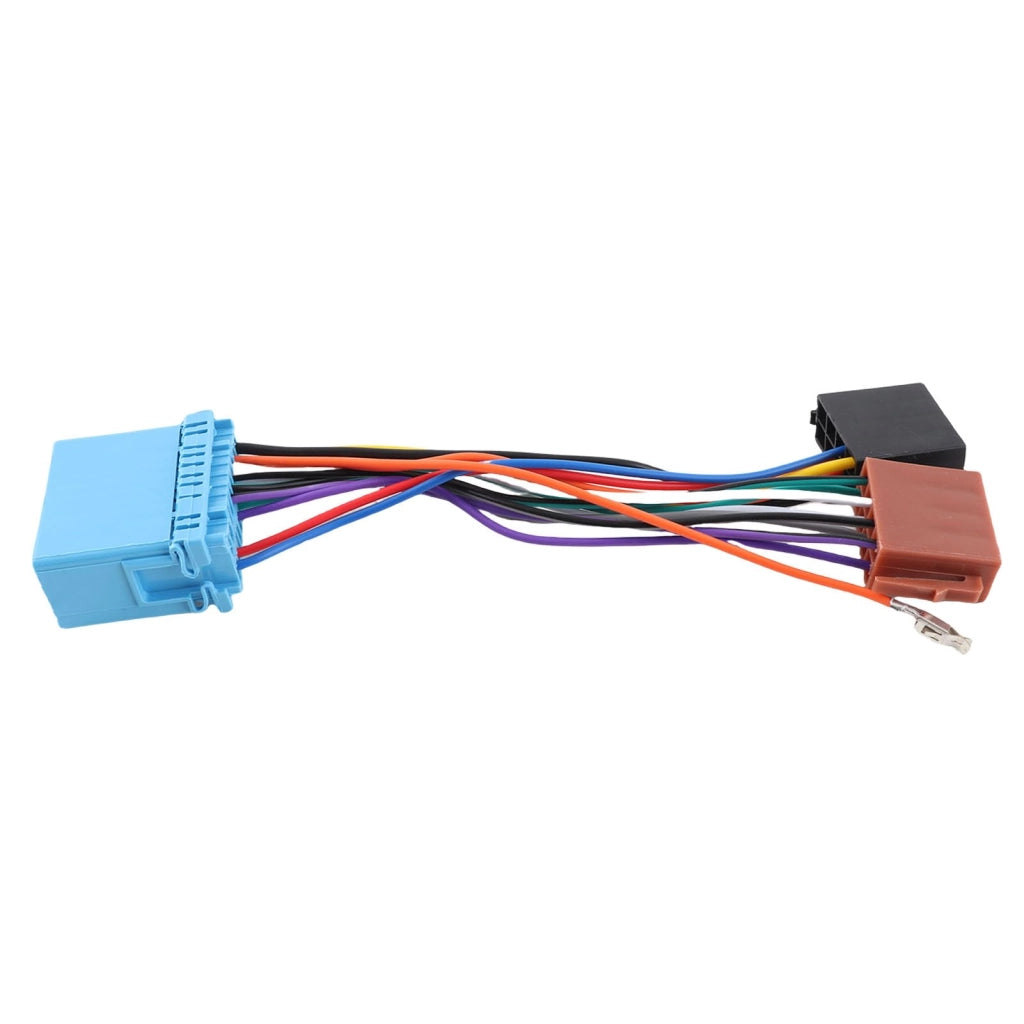 Kit di adattatori per cablaggi radio ISO, 1 pezzo, ABS, colore nero