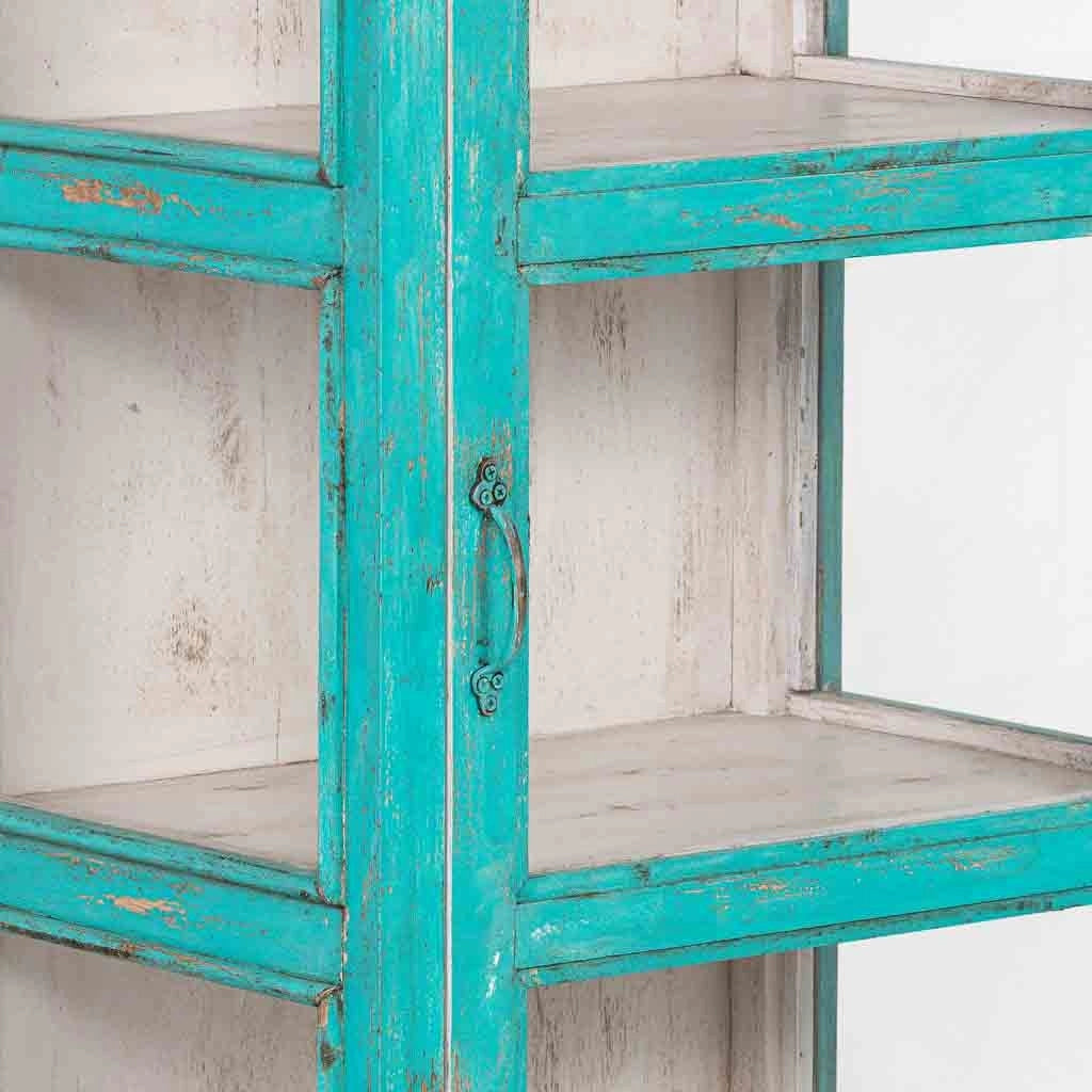 Vetrina in legno artigianale 58 x 40 x 144h cm