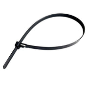FASCETTA A STRAPPO PER CABLAGGIO RIAPRIBILE mm 7,6 x 200 - nero