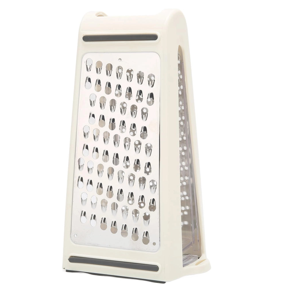 Grattugia per formaggio a doppia lama con contenitore, in ABS e PS, dimensioni 22x13,5x8,5 cm