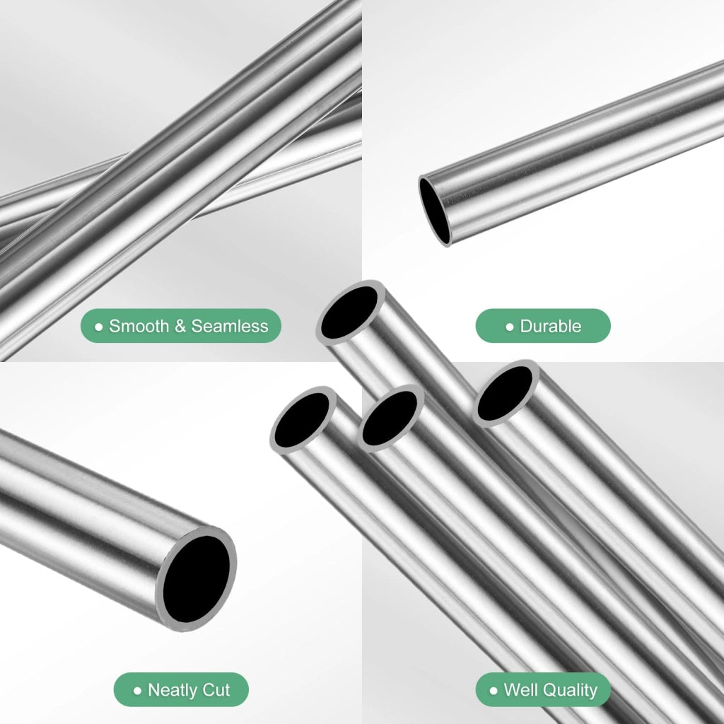 Set di 4 tubi in acciaio inossidabile 304, senza saldature, diametro 300 mm, spessore della parete 0,6 mm