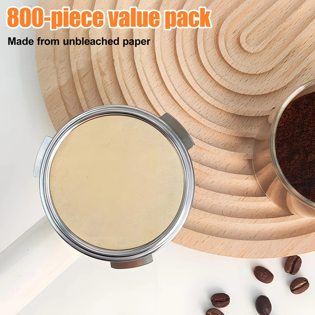 800 filtri per caffè da 6,4 cm, non sbiancati, a forma di disco, adatti per Aeropress ed espresso