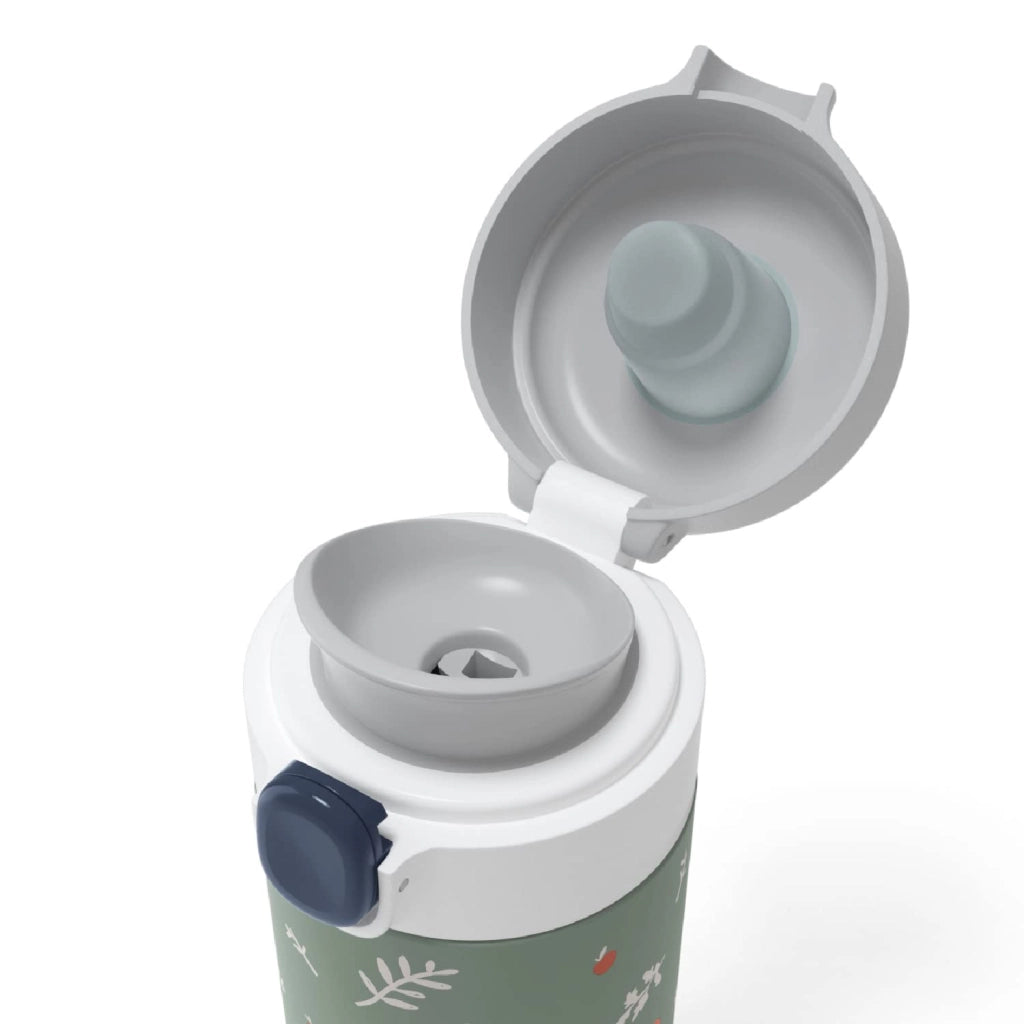 Borraccia termica per bambini, capacità 360 ml, in acciaio inossidabile, verde, a prova di perdite