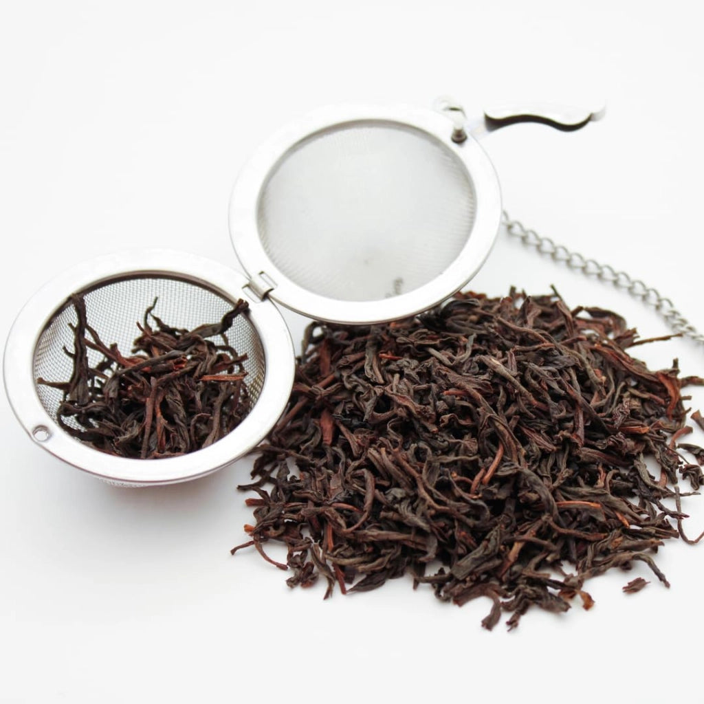 Set da 2 infusori per tè in acciaio inossidabile con catena, forma a sfera