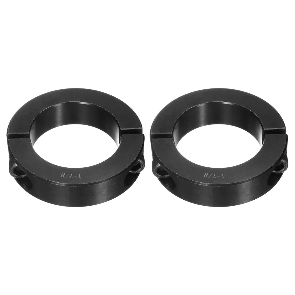 Morsetto a onda diviso longitudinalmente, 2 pezzi, diametro interno 1-7/8", diametro esterno 2-7/8", spessore 11/16"