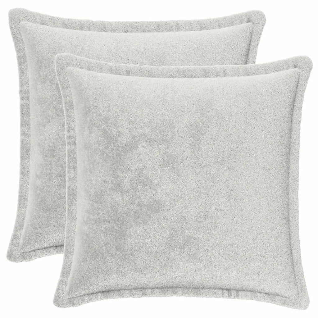 Federa 2 pz HOUTEN Grigio Chiaro 40 x 40 cm Flanella 917044