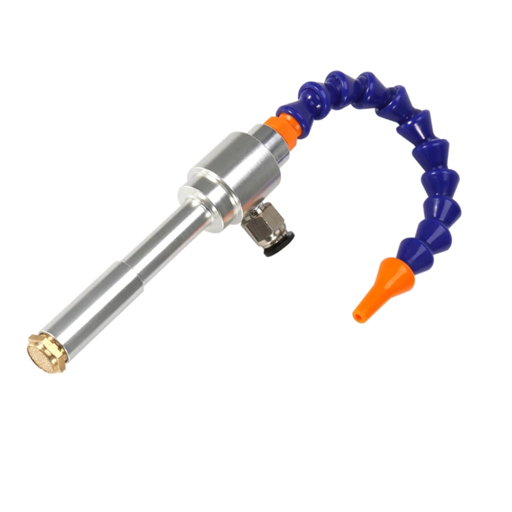 Pistola ad aria fredda a vortice mini in alluminio da 130 mm per processi meccanici, asciugatura e raffreddamento con tubo flessibile