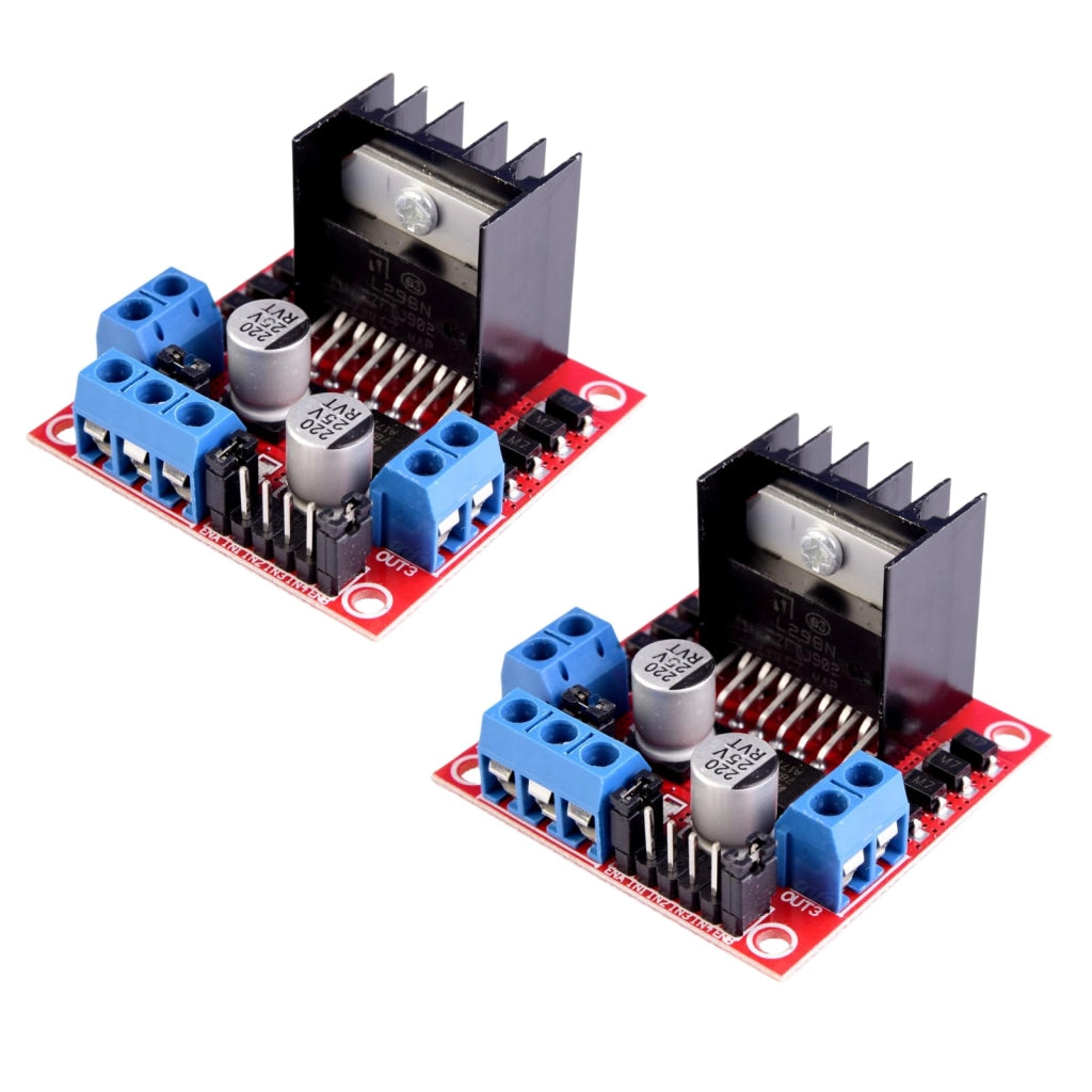 Modulo driver per motori DC e motori passo-passo L298N, 2A