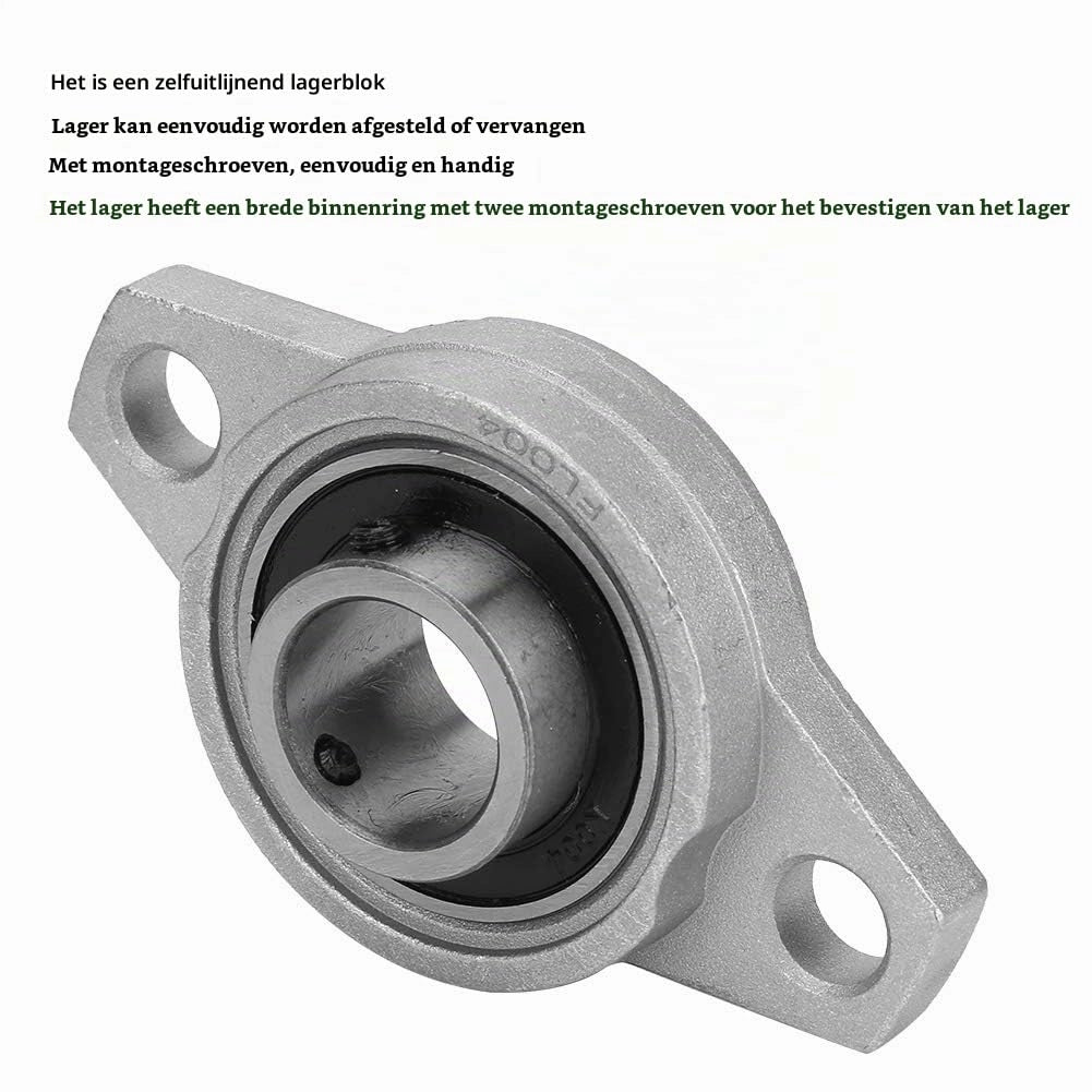 Alloggiamento per cuscinetti autolivellante, 20 mm, in lega di zinco-alluminio, regolabile