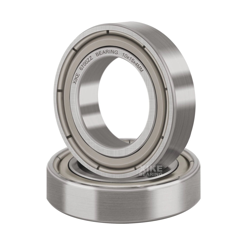 Cuscinetti a sfera 6700ZZ, 10x15x4 mm, 2 pezzi, acciaio al cromo