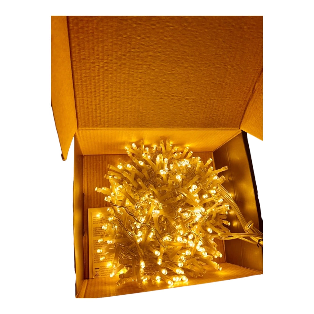 LUCI LED ORO 500 LED 15 MT INTERNO ESTERNO