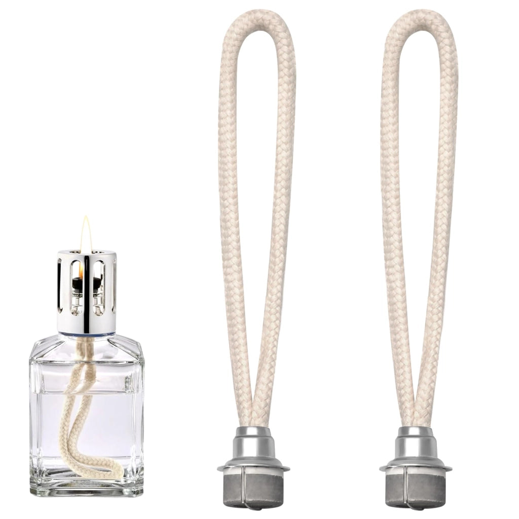 2 stoppini per lampade catalitiche, argento, 16 cm