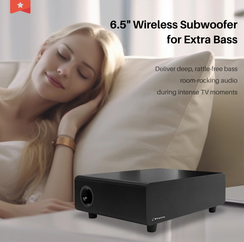 Sistema audio surround wireless 5.1 ULEVR Milan WiSA, nero, audio non compresso 24 bit/48 kHz
