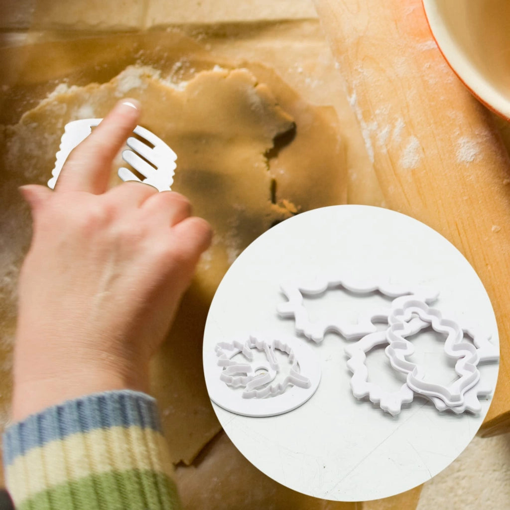 8 formine in plastica a tema tropicale per biscotti, formine mini