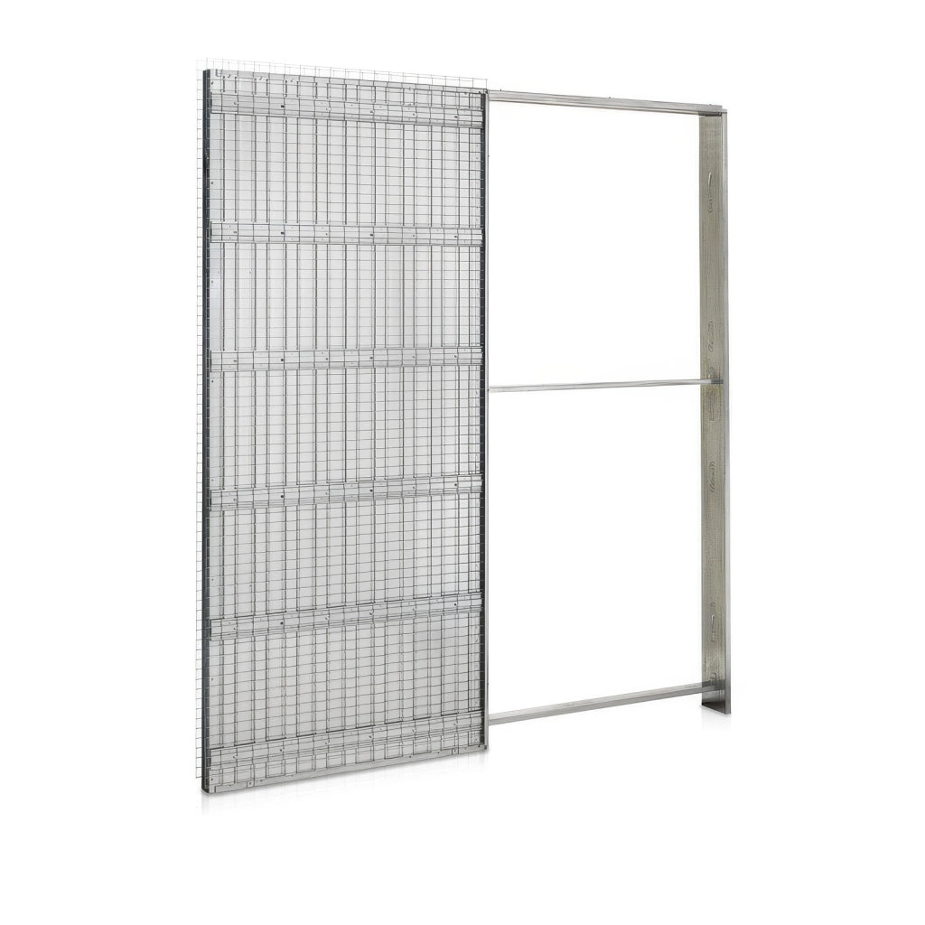 Controtelaio Scorrevole 600 x 2100 mm per Porta a Scomparsa da Intonacare Parete Finita 105 mm