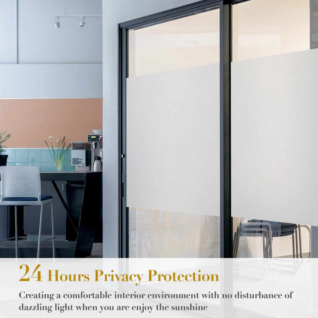 Pellicola oscurante per vetri, 90x120 cm, 2 pezzi, con protezione UV e privacy