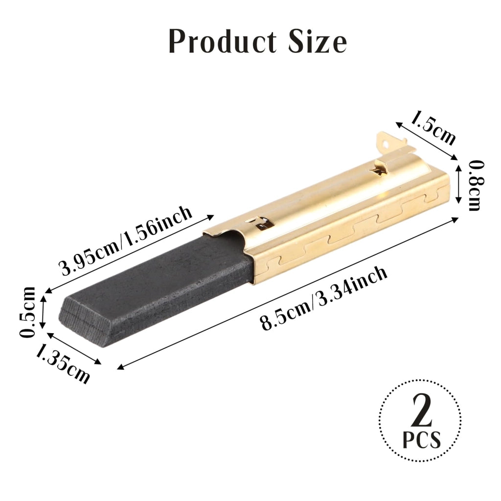 Spazzole per carbone, 2 pezzi, modello L94MF7, dimensioni 5 x 13,5 x 39,6 mm