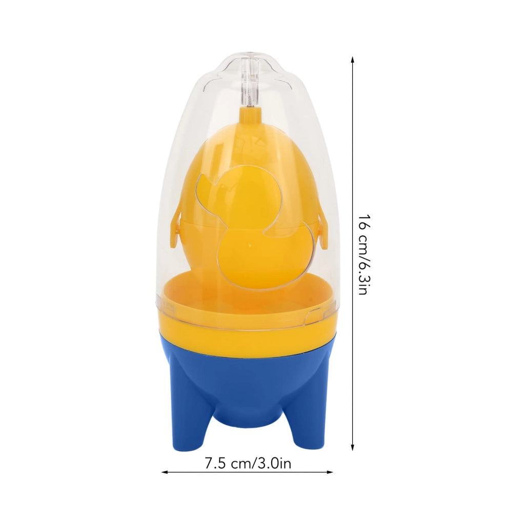 Frullatore manuale per uova, portatile, dorato, blu