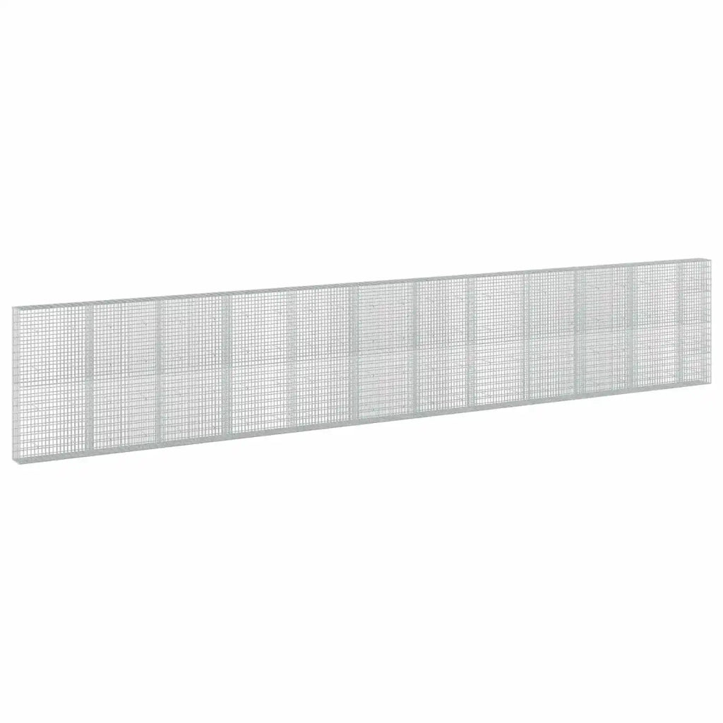 Gabione con Filo da 5 mm e Rete da 5x10 cm 1150x30x200 cm 3464705