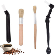 Kit per la pulizia delle macchine da caffè, con 4 spazzole per macchine espresso e macinini