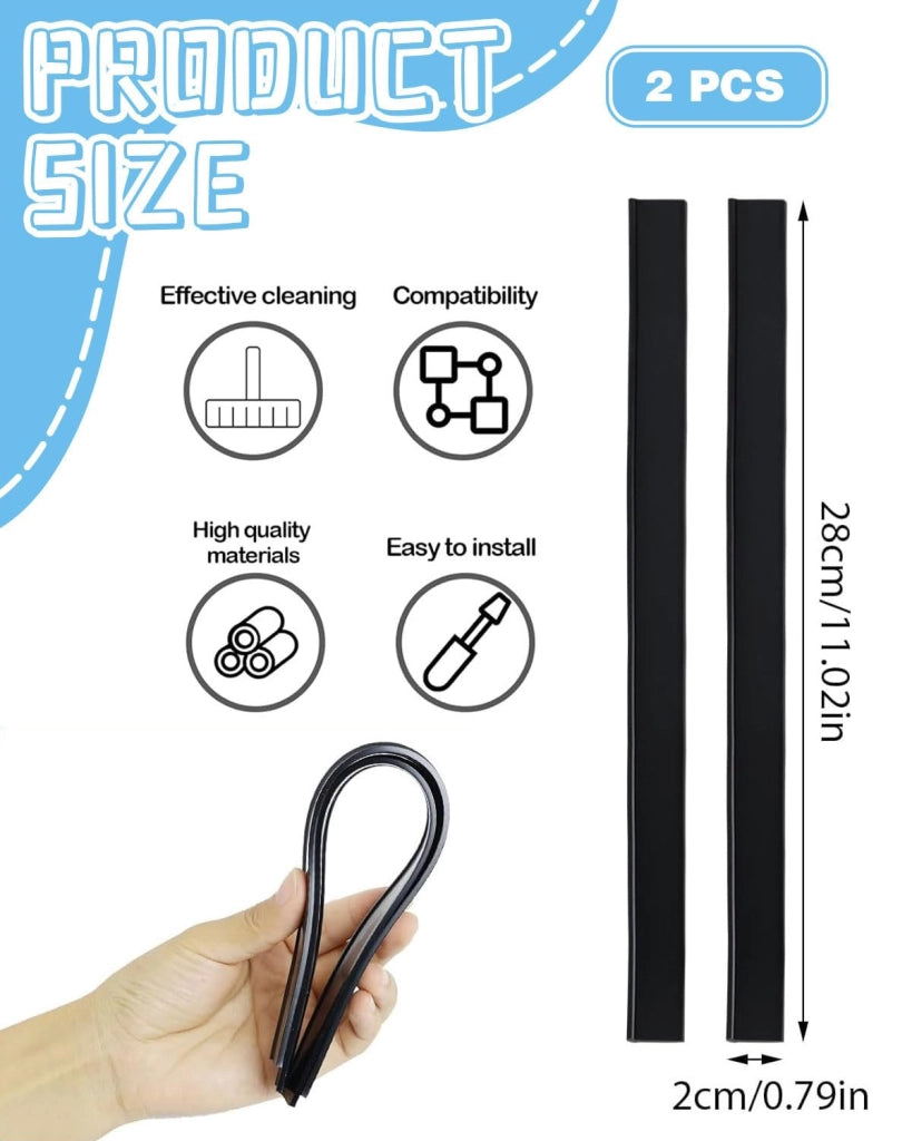 Confezione da 2 guarnizioni di ricambio da 280 mm per aspiraliquidi Kärcher serie WV