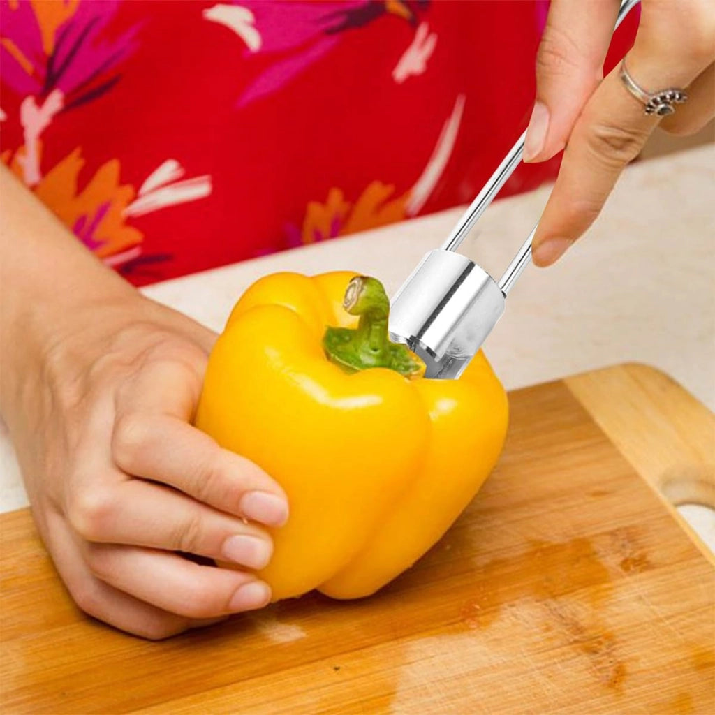 Set da 2 trapani per ortaggi – universali, adatti per peperoni, jalapeño e frutta